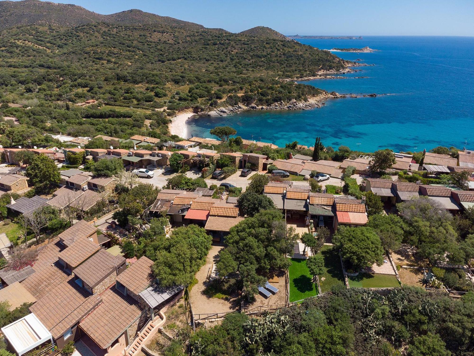 Villa Allegra Panoramica 150 Mt Dal Mare 维拉西米乌斯 外观 照片